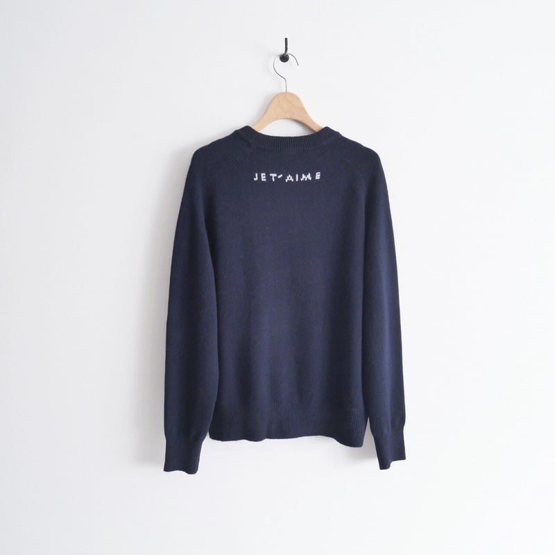 Deuxieme Classe JE T'AIME クルーネック プルオーバー