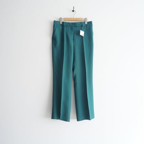 2023SS / DEUXIEME CLASSE / Slim Flare パンツ (ターコイズ) / 22030500811010 / 2311-0018