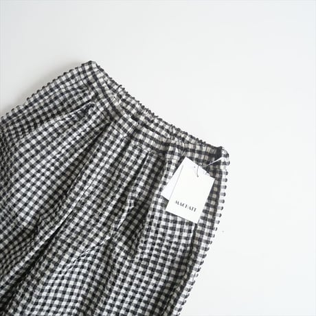 2025・人気完売品 / 未使用 / MACHATT / ギンガムチェックパンツ / 25010414 / 2510-0757