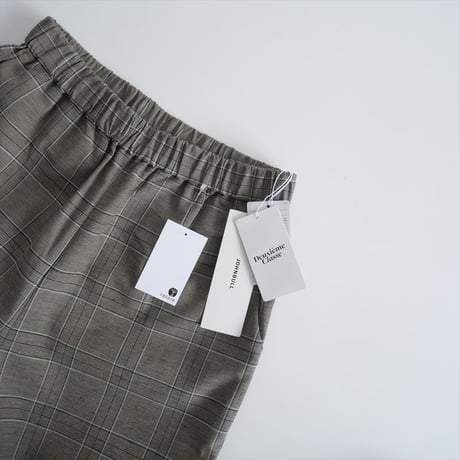 2022AW / 未使用 / DEUXIEME CLASSE購入品 / JOHNBULL / リラックスチェック パンツ / 22030510003530 / 2411-2104