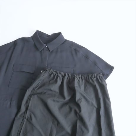 2024SS・人気完売品 / 未使用 / SOEJU / ロングシャツワンピース / S-01-OP-025 / 2412-0812