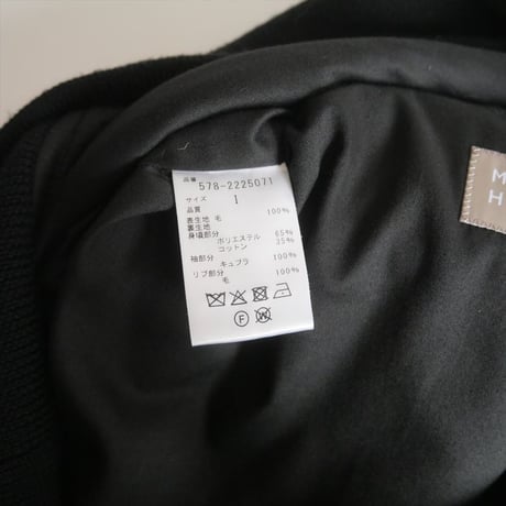 2022AW / MARGARET HOWELL / COASE TWILL ドネガルツイード ブルゾン / 5782225071 / 2411-0804