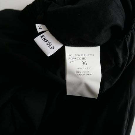 2025SS / ENFOLD / WAVE DRAPE TROUSERS / 300IS231-2231 / 2508-2094