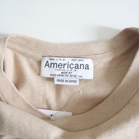 2025AW今季新作・人気完売品 / DEUXIEME CLASSE別注 / AMERICANA / LOGO TEE / 25070510001330 / 2509-0509