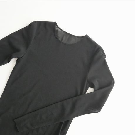 2024SS今季 / 未使用 / Plage / Mesh Sheer ロンT / 24070922103010 / 2406-0114