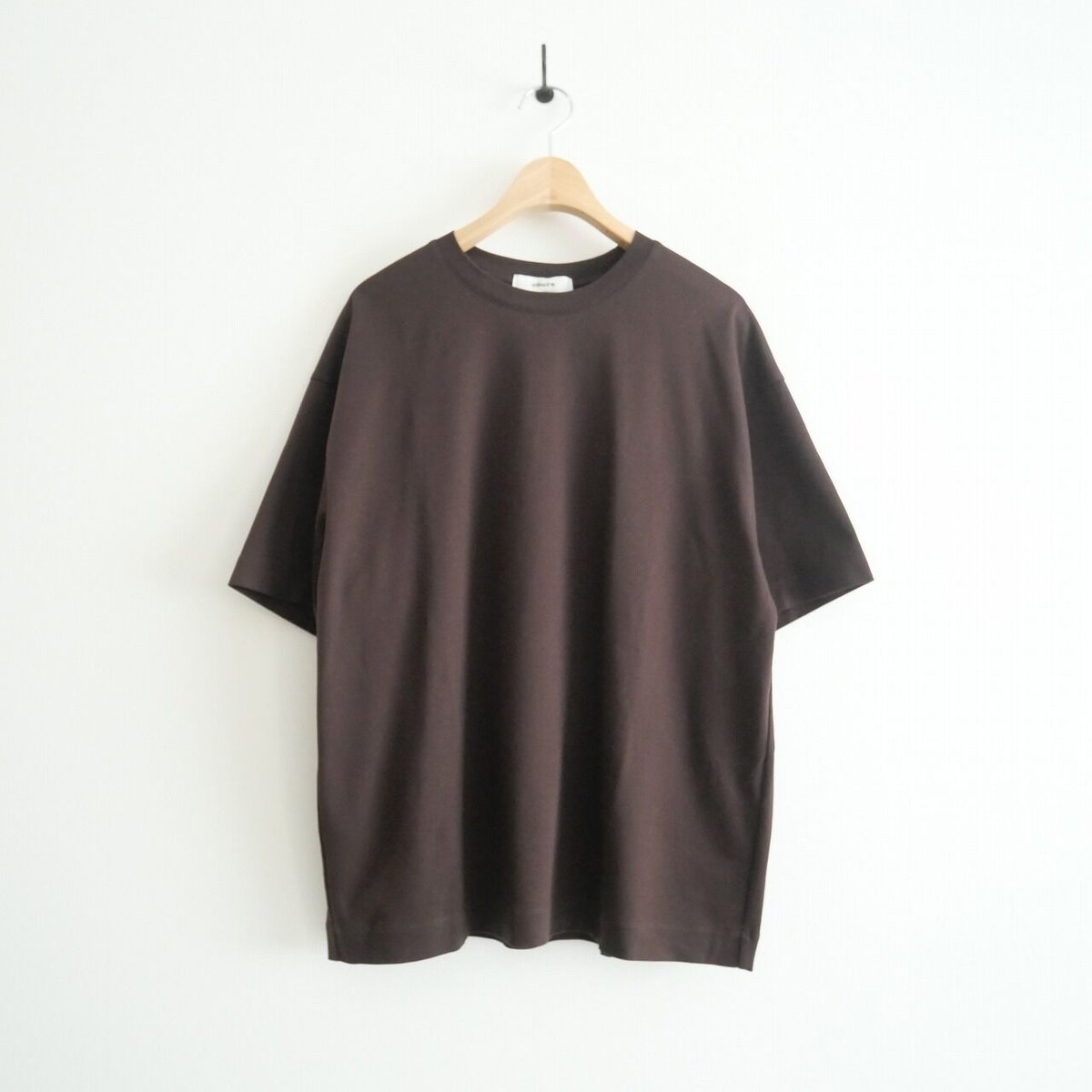2022SS今季 未使用 / ebure / ナチュラルソフトコットン クルーネックT  