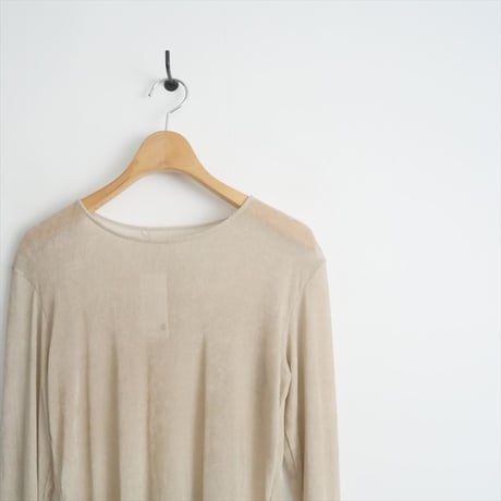 2024AW今季 / Plage / Flocky Mesh ロンT / 24070922102130 / 2411-1080
