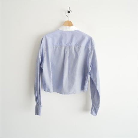 継続販売品・人気完売色 / CABaN / TOMORROWLAND / コットンタイプライター クロップドシャツ / 39012401001 / 2510-1552