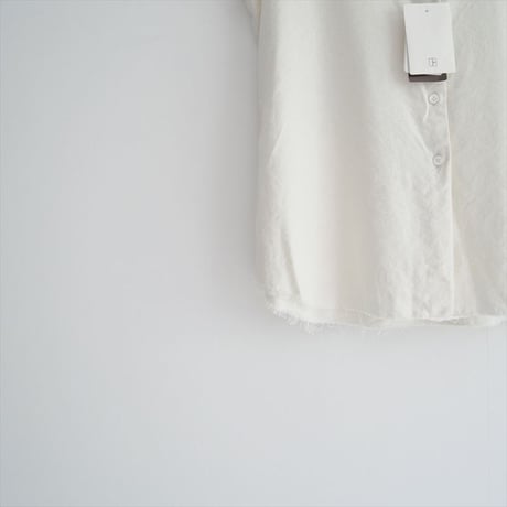 2023SS / 未使用 / R'IAM / Plage / シルクネップシャツ / 23050922600010 / 2408-0291