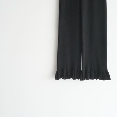 2024 / babaco / Fine Wool Ribbed Pants / BA01-LI104 / 2410-0577
