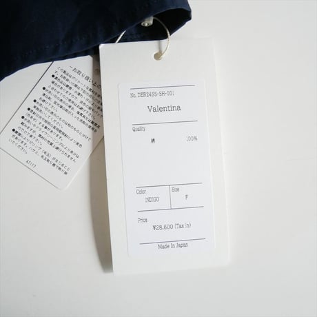 人気完売品 / 未使用 / deres thomas mason 6way sleeve shirt Valentina DER24SS-SH-001 / 2604-2187