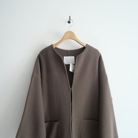 2021AW / RIVE DROITE / ダブルモッサノーカラーリバーコート / 2203-0103