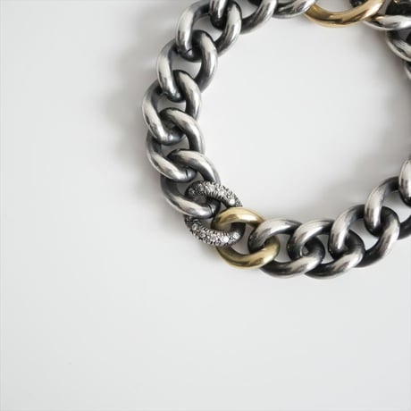 継続販売品 / hum / Humete Chain Bracelet / et-BR65m / 2404-0765