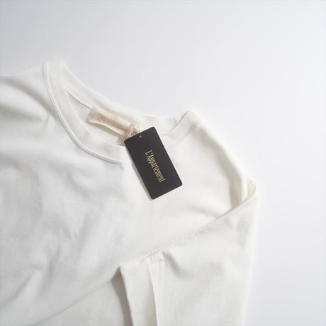 2022SS / L'Appartement購入品 / R JUBILEE / roll up over size tee / 22070570004910 / 2401-0396