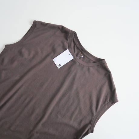 2021SS / 未使用 / DEUXIEME CLASSE / ツイカ loosey クルーネック タンクトップ / 21070500412110 / 2403-0203