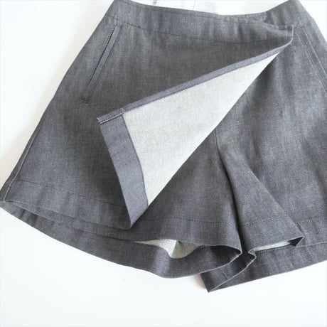 2024SS / 未使用 / MACHATT / デニムラップショートパンツ / 24010403 / 2503-0261