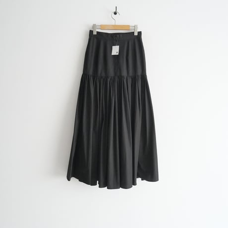 2022SS / CLANE / GATHER TIERED MAXI SKIRT / 12109-6042 / 2312-0270