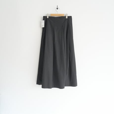 2023SS / MUSE de Deuxieme Classe購入品 / Col Pierrot / CTN PLEATED スカート（BLACK） / 2402-0605