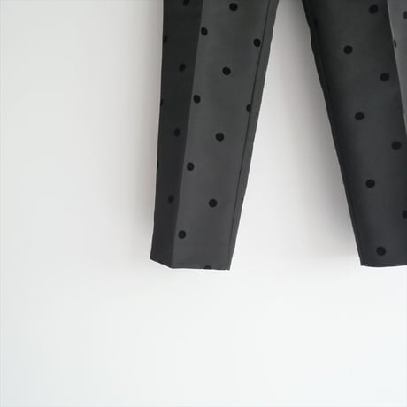 未使用 / maison de Dolce. / フロッキードットパンツ / mddp2901bkm / 2505-0829