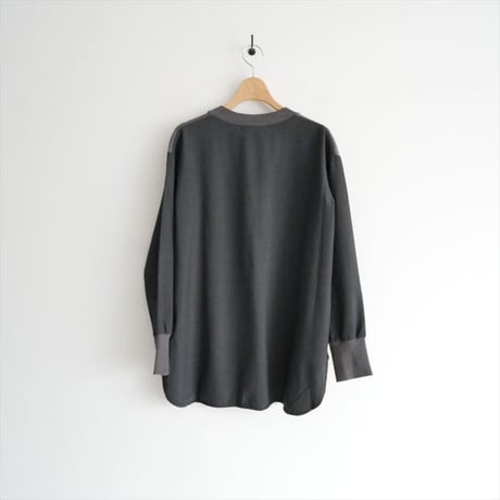 2023AW / PLAIN PEOPLE / ニットコンビプルオーバー / A1523KSW013 / 2503-0500