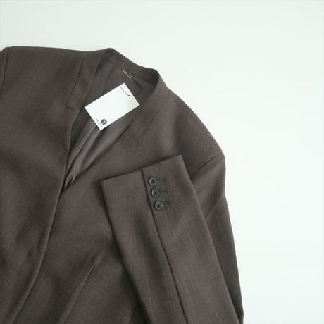 2022AW / 未使用 / R'IAM / Plage / BROWN ジャケット / 22010922600030 / 2405-1428