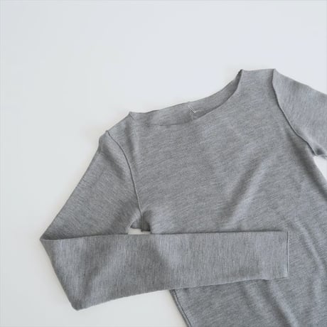 2024AW / Plage / super100s Jersey boat/N　プルオーバー / 24070922744030 / 2501-0070
