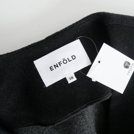2022 / ENFOLD / NO-COLLAR COAT / 300FA230-1910 / 2307-0394
