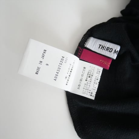 2024AW・人気完売品 / mikomoriコラボ / THIRD MAGAZINE / シャツカラーカットソー / A0843UTS204 / 2506-0516