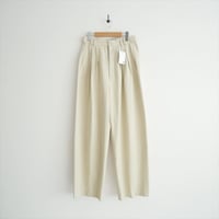 2026SS今季・人気完売品 6 ROKU BEAUTY&YOUTH コットンレーヨン タックパンツ 86142020706 2606-0314