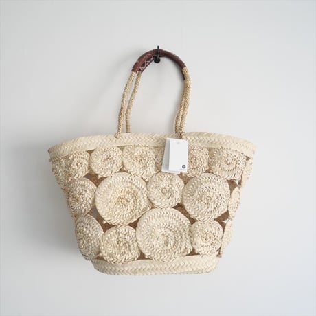 未使用 / La Totalite購入品 / AFRICAN SQUARE / デコレーションカゴBAG / 24092150002610 / 2504-0669