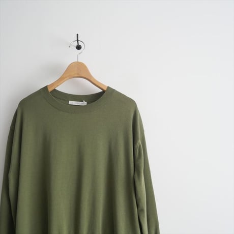 2025 / GALERIE VIE / プレーンコットン クルーネックプルオーバー / 23025102111 / 2507-0487