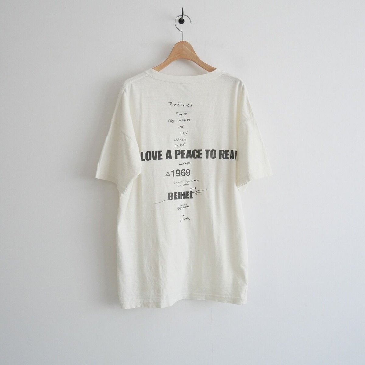 2021 / DEUXIEME CLASSE / LOVE A PEACE バックプリントTシ 