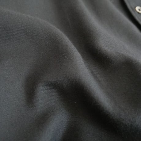 2022AW / 未使用 / JUN MIKAMI / PLEATS COLLAR WOOL BLEND SHIRT / 22AW-6-H / 2508-2195