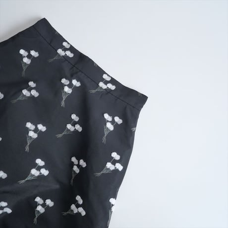 2024・人気完売品 / LOEFF / ワタスゲ ジャカード コクーン スカート / 8824-299-0030 / 2503-1126