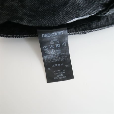 継続販売・人気完売サイズ / LEE別注・福田麻琴さんコラボ / RED CARD / スウィングデニム / 132448FL / 2410-0765