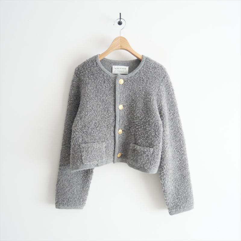 トゥモローランド　MACPHEE ムートン クルーネックカーディガン SALE／40%OFF】ムートン クルーネックカーディガン MACPHEE