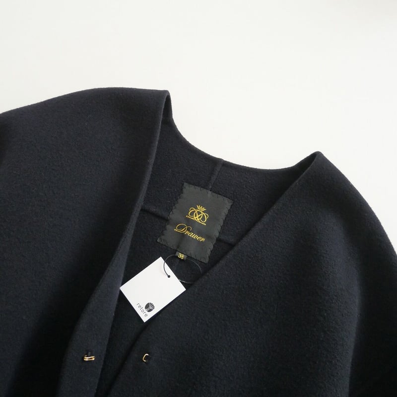 2020AW / Drawer / ケヌキVネックグログランベルトコート / 2208-0 