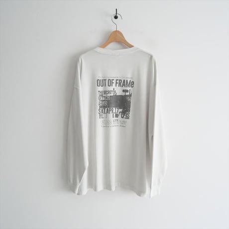 2023 / 未使用 / FRAMeWORK購入品 / OUT OF FRAMe / フロントロゴT XXL / 23070220316040 / 2404-0762