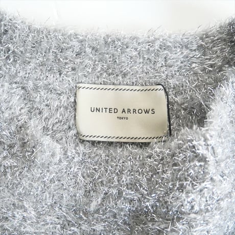 2023AW / UNITED ARROWS / グリッター クルーネック ニット / 15136994728 / 2412-0624