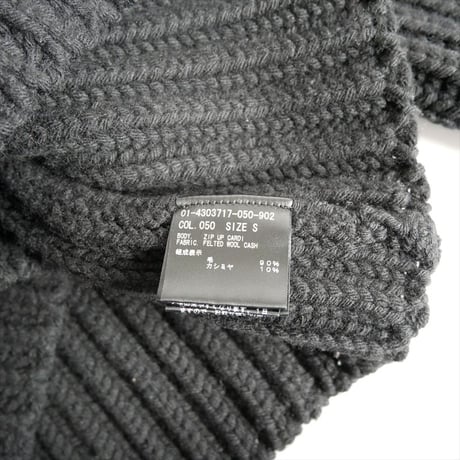 2024AW / Theory / Felted Wool Cash Zip Up Cardi / 01-4303717 / 2509-0820