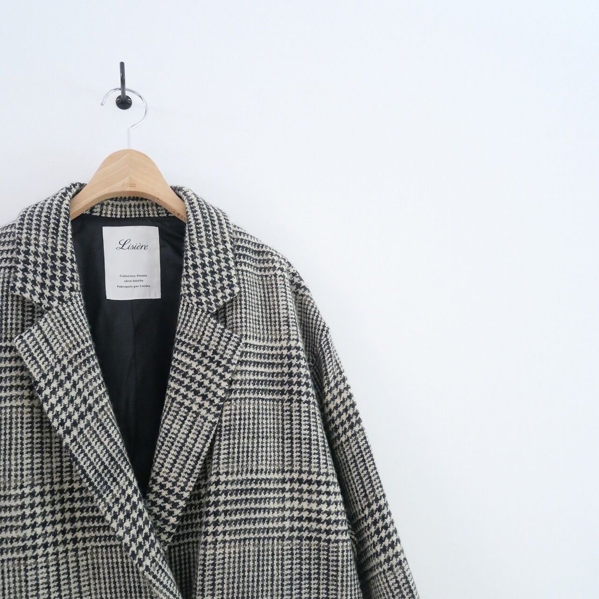 2021AW / Lisiere L'Appartement / CHECK W COAT 