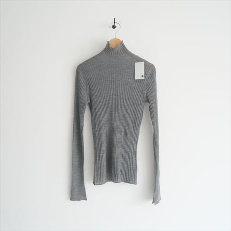 〇2024AW / conte / リブ タートルネックニット / 8513-199-0002 / 2510-0837