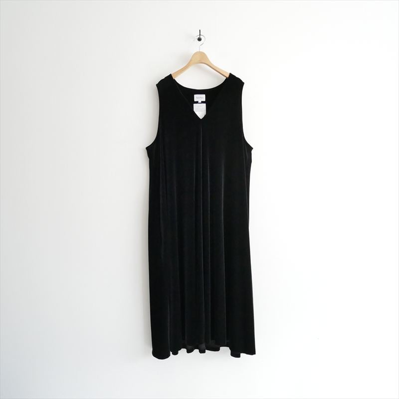 foufou / no-sleeve velour one piece / FF92OP03