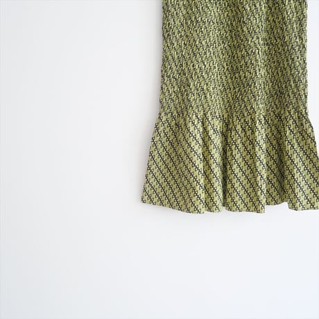 2024SS / SARA MALLIKA / GEOMETRIC PATTERN SK / 020341SK3 / 2409-0330
