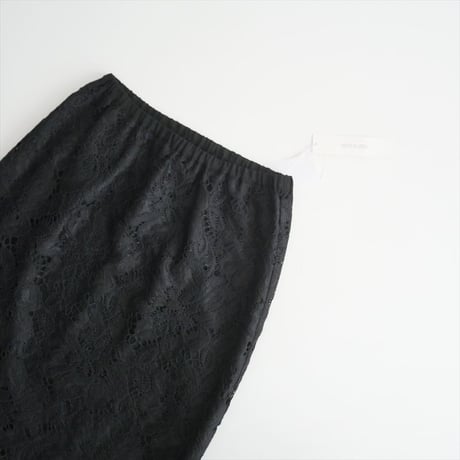 〇2022AW / 未使用 / HOUSE OF LOTUS / フラワーレースナロースカート / 30222011130 / 2505-1145