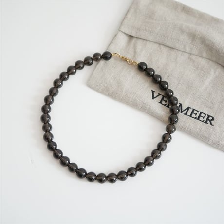2024SS / TOMORROWLAND購入品 / Vermeer Studio / スモーキークオーツネックレス / 31012201027 / 2410-0499