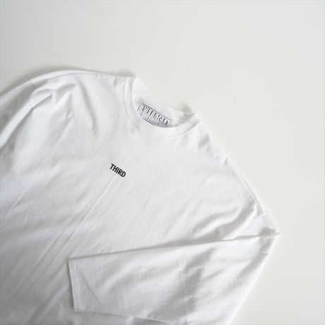 2023AW・人気完売品 / 未使用 / THIRD MAGAZINE / バックプリントロングTシャツ / A0833UTS009 / 2411-2135