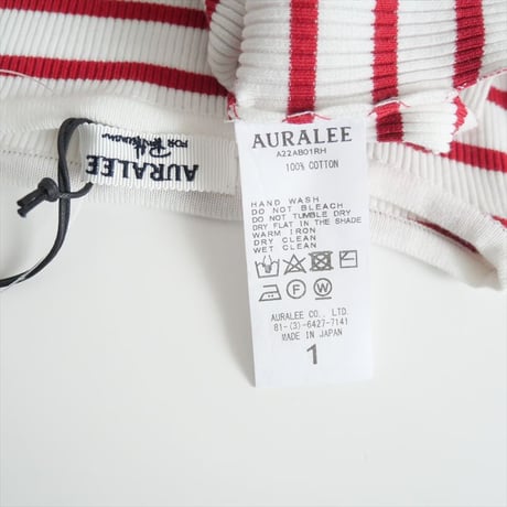 2022AW / 未使用 / Ron Herman別注 / AURALEE / Giza Boat Neck Pullover / A22AB01RH / 2406-0429