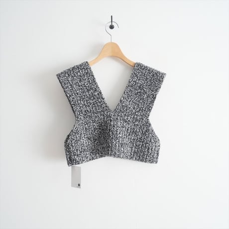 2023AW / HYKE / RIBBED SWEATER BUSTIER TOP / 11336 / 2506-0570