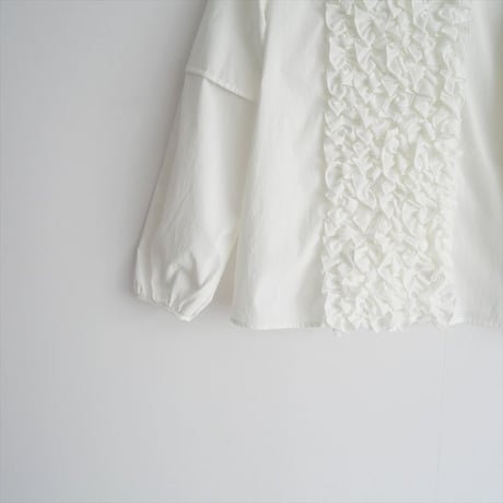 2023SS / UNITED ARROWS / リッチフリル ブラウス / 15211991417 / 2410-0290